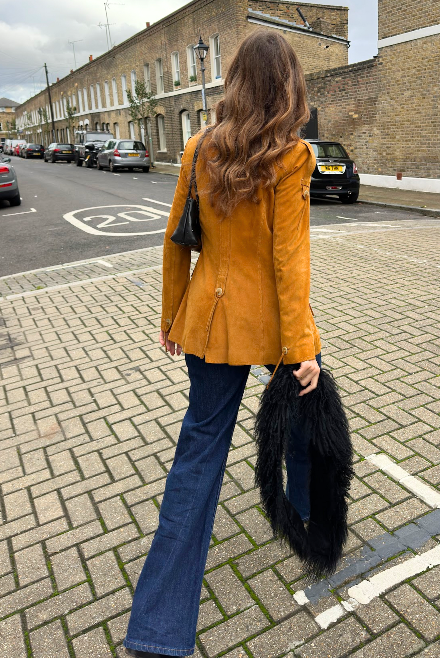 Suede Jacket with Tassel Detailing