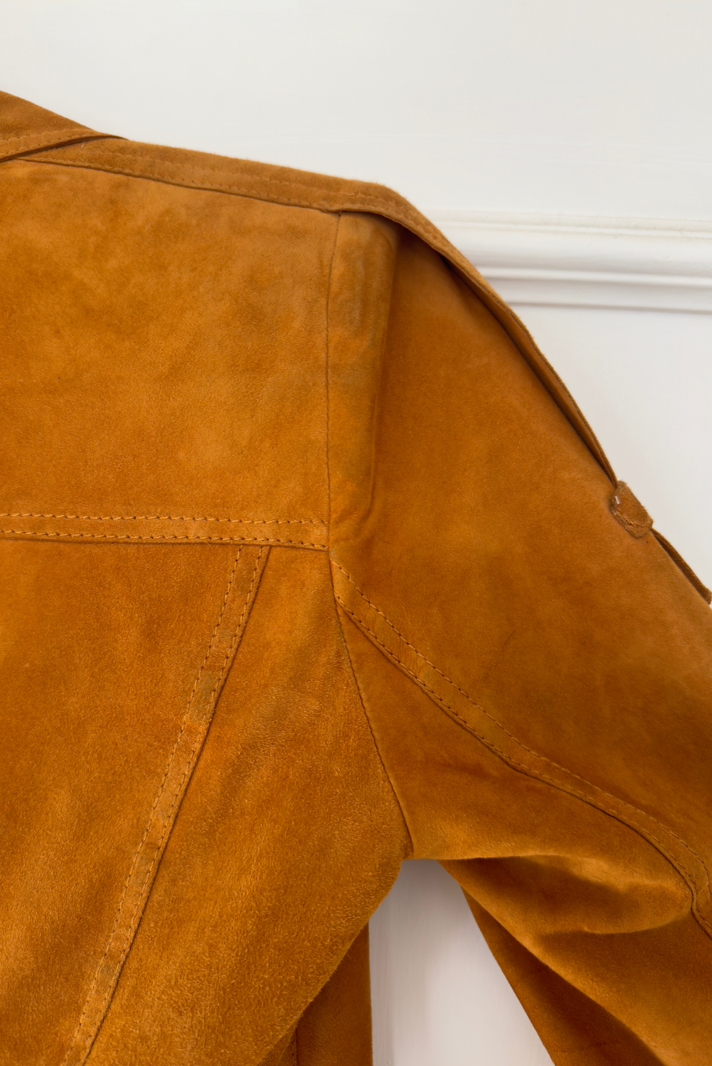Suede Jacket with Tassel Detailing