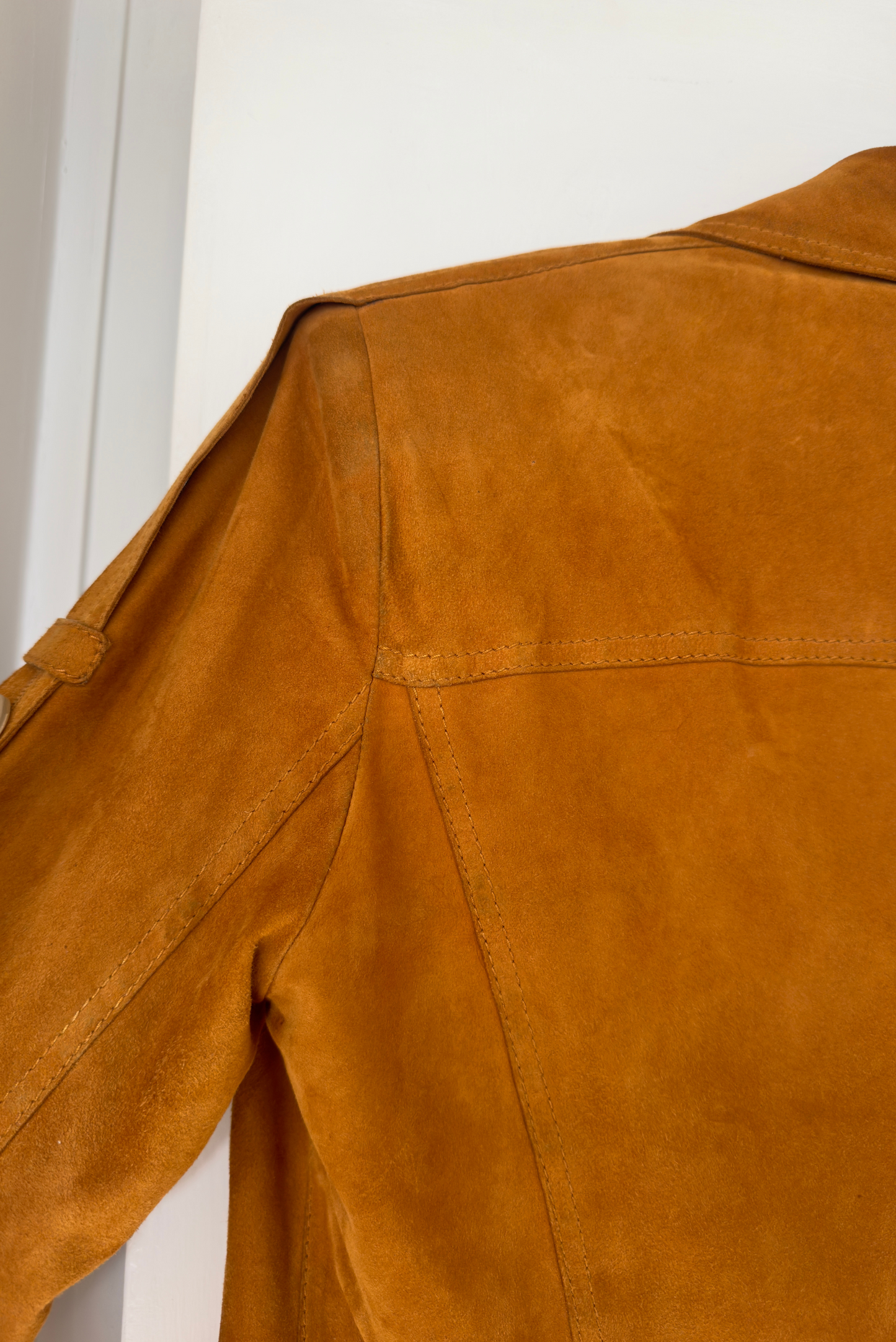 Suede Jacket with Tassel Detailing