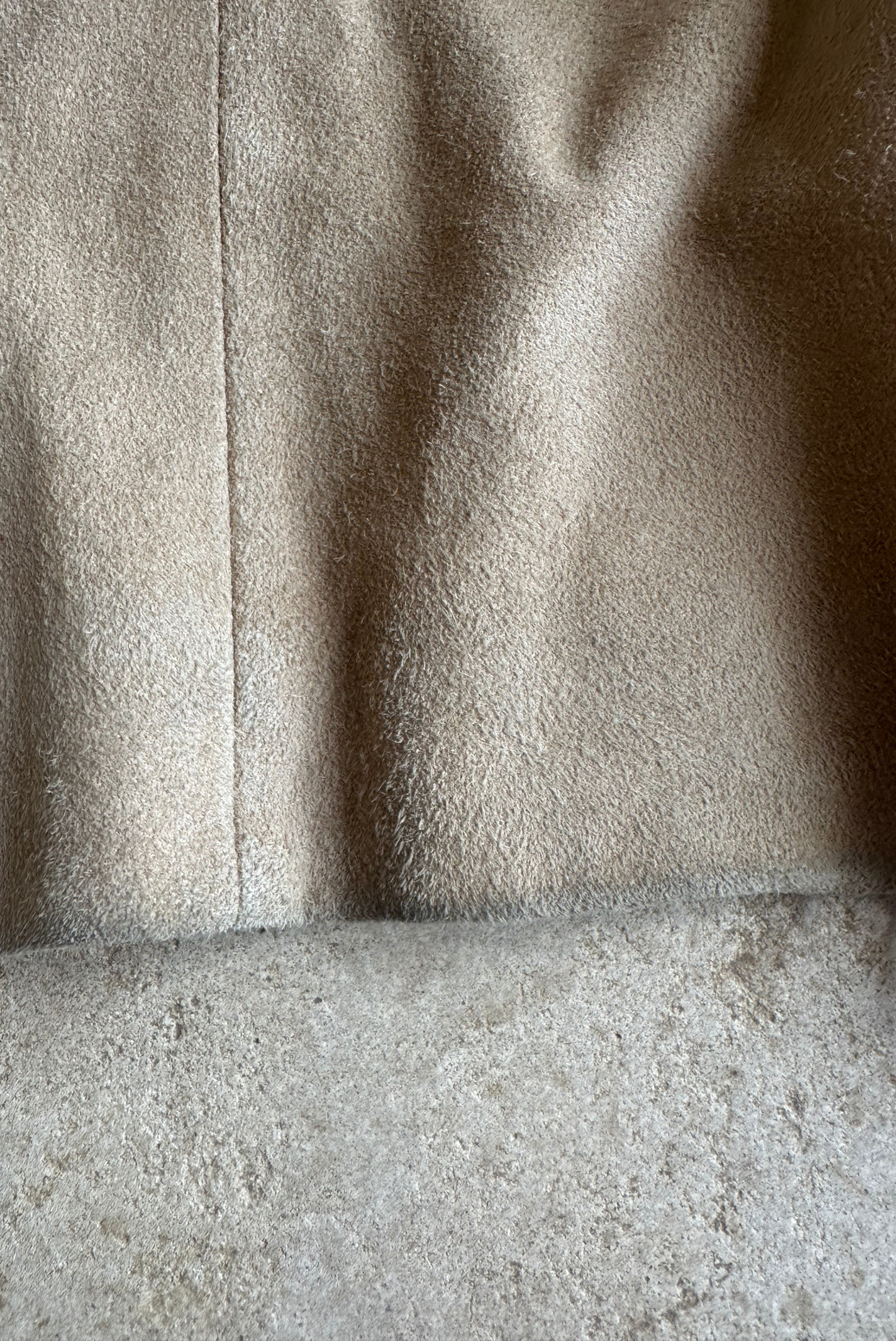 100% Real Suede Mongolian Sheepskin Coat